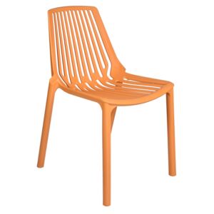 Krzesło ogrodowe Tulon pomarańczowe