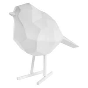 Biała figurka dekoracyjna PT LIVING Bird Small Statue