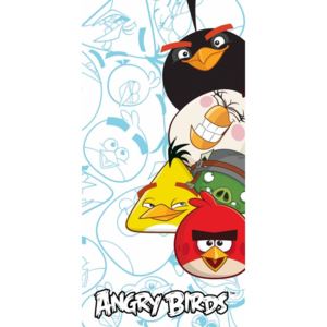 Ręcznik kąpielowy dla dzieci Angry Birds AB-9001, z bawełny
