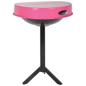 Esschert Design Stół do grilla, stal węglowa, różowy, FF250
