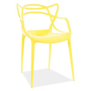 Krzesło TOBY żółte inspirowane Maestro
