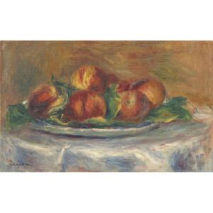 Reprodukcja Peaches on a Plate 1902-5, Pierre Auguste Renoir