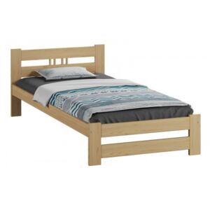 Łóżko ekologiczne drewniane Oliwia 80x200 Sosna
