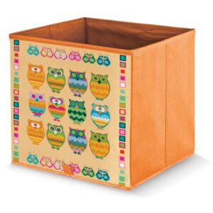 Pomarańczowe pudełko Domopak Stamps, dł. 32 cm