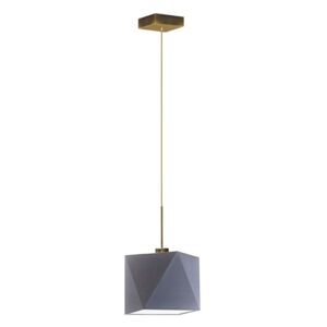 Nowoczesna lampa wisząca na złotym stelażu - EX416-Salix - 18 kolorów