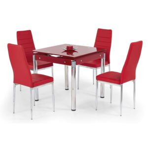 Stół rozkładany KENT czerwony