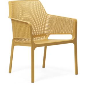 Krzesło ogrodowe Net Relax musztardowe