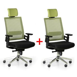 Krzesło biurowe Day 1+1 GRATIS, zielony