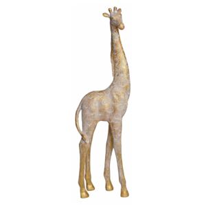 Rzeźba — złota żyrafa Ferom 44 cm