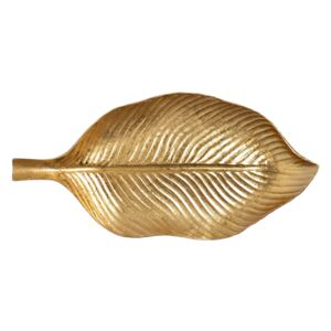 Talerz na owoce — złoty liść Fiołe 30,5 cm