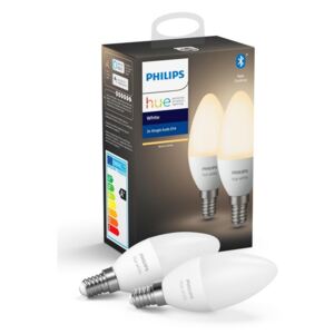 Philips ZESTAW 2x LED Ściemnialna żarówka Philips HUE WHITE E14/5,5W/230V P3085