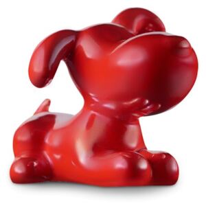 Figurka Pies VELPO perłowa czerwień