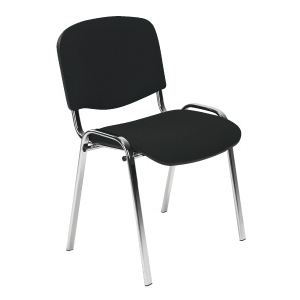 Krzesło konferencyjne ISO black chrome