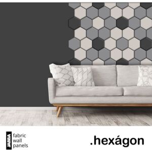 Panele tapicerowane HEXAGON M1 35x20x40
