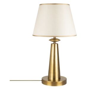 Metalowa lampa stołowa w złotym kolorze Opviq lights Samuel