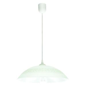 Lampa wisząca LAMPEX Z1 Madryt, biała, 60 W, 70x35 cm