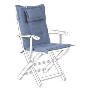 Poduszka na krzesło ogrodowe niebieska MAUI