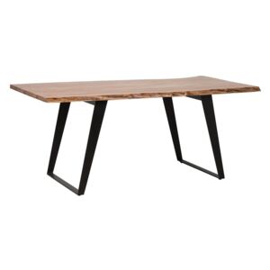 Stół do jadalni drewniany brązowy 180 x 90 cm JAIPUR