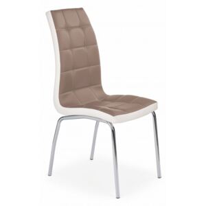 Krzesło K186 (cappuccino - biały) Halmar