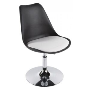 Krzesło obrotowe Kokoon Design Victoria czarno-białe