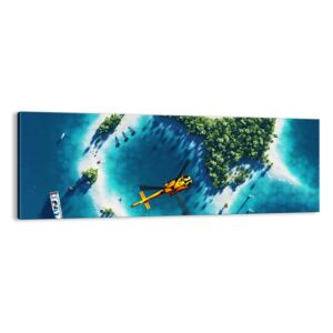 Obraz na płótnie ARTTOR Kup sobie wyspę - morze wyspa lato, AB140x50-2965, 140x50 cm