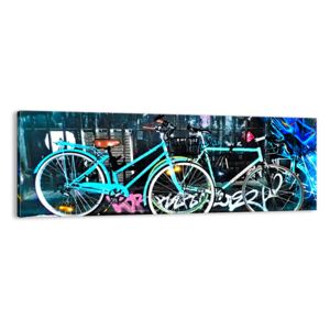 Obraz na płótnie ARTTOR Miasto woła - rower ulica, AB140x50-2949, 140x50 cm