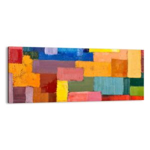 Obraz na płótnie ARTTOR Każdy inny, wszystkie barwne - kompozycja barwna, AB120x50-3703, 120x50 cm