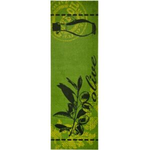 Zielony chodnik kuchenny Zala Living Olive, 50x150 cm