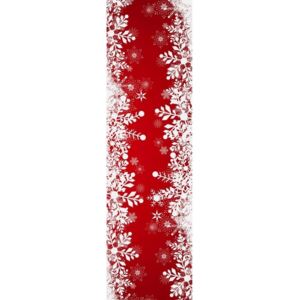Czerwony bieżnik Christmas, 40x140 cm