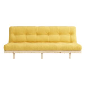 Sofa rozkładana Karup Design Lean Raw Yellow