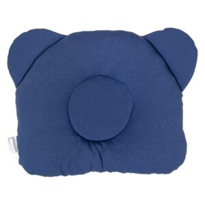 Niebieski - poduszka z wgłębieniem na główkę