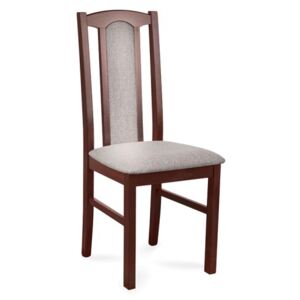 Krzesło CIBUS orzech/ciemny beż