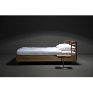 BOW nowoczesne łóżko z litego drewna