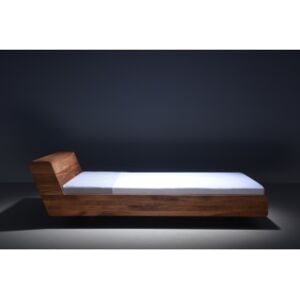 LUGO – wysokojakościowe, nowoczesne i ponadczasowe łóżko designerskie ze skośnym zagłówkiem