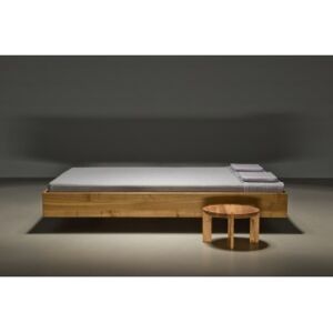 POOL nowoczesne łóżko z litego drewna