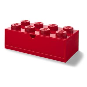 Czerwony pojemnik z szufladką LEGO®, 31x16 cm