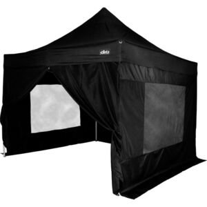 Namiot ogrodowy, party, STILISTA automatyczny 3x3m +4 ściany - czarny
