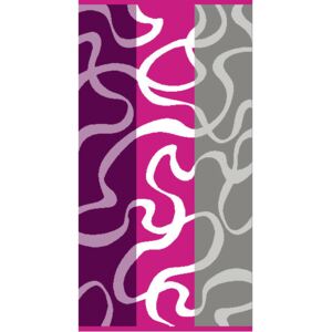 Ręcznik kąpielowy MÓWISZ I MASZ, Ibiza 06, różowo-szary, 90x160 cm