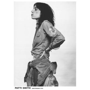 Plakat, Obraz Patti Smith - Amsterdam 76, (59,4 x 84 cm)
