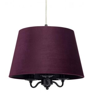 Lampa wisząca JAMIE 3L Black/Purple 107532 Markslöjd 107532