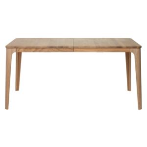 Stół rozkładany z drewna białego dębu Unique Furniture Amalfi, 90x160/210 cm