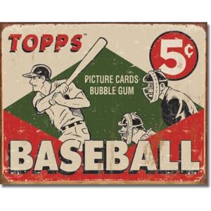 Metalowa tabliczka Topps - 1955 Baseball Box, ( x cm)