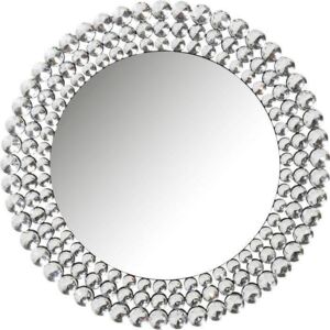 Lustro wiszące Diamond Fever Ø100 cm srebrne