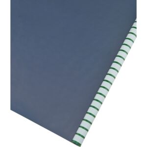 Papier do pakowania Monograph Stripes zielono-niebieski