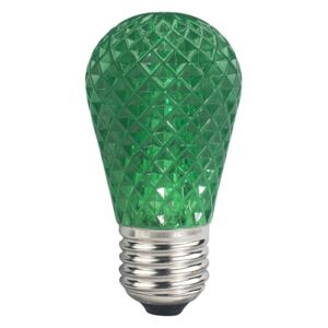 Profesjonalna żarówka LED, model S14 do girland, zielona, trzonek E27 - zielony
