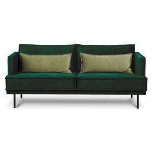 Sofa 3 GANZO *ciemny zielony/jasny zielony