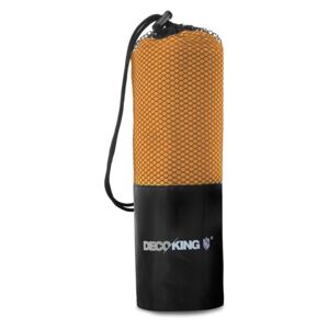 DecoKing - Ręcznik szybkoschnący z mikrofibry Pomarańczowy EKEA 40x80 cm