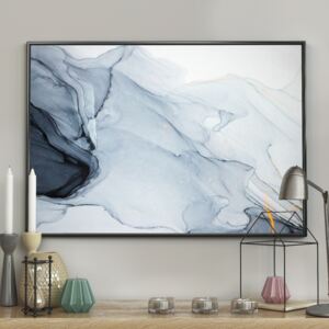 DecoKing – Plakat ścienny - Marble - Dark Blue 40x50 cm