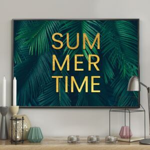 DecoKing - Plakat ścienny – Palm Leaves - Summertime 50x70 cm
