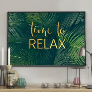 DecoKing - Plakat ścienny – Evergreen - Relax 40x50 cm